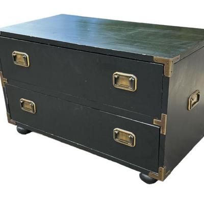 Mid Century Low Campaign Chest
