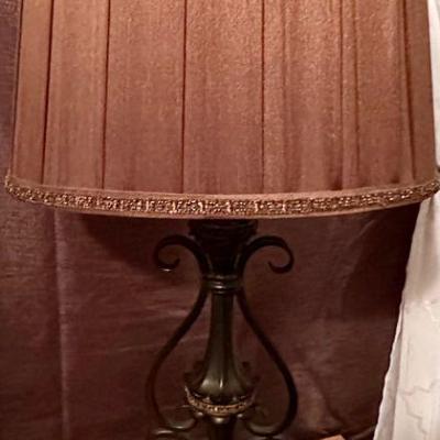 Brown Bedside Lamps (set)