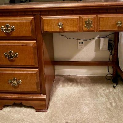 Maplewood Four-Drawer Desk