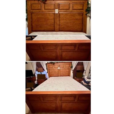 Solid Wood Queen Bedframe & Mattress (sold separately or set)