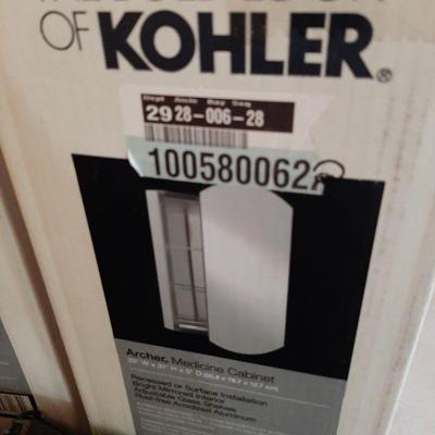 2 lighted medicine cabinets by Kohler. New in box