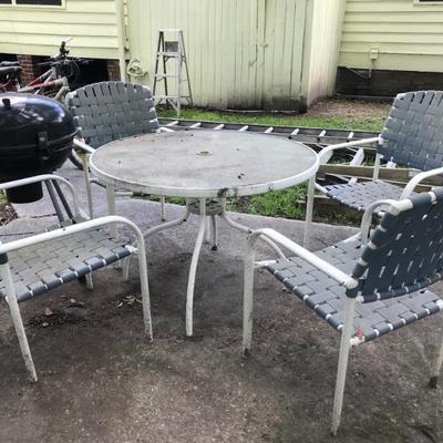 table and 4 chairs $99