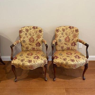 Floral chairs