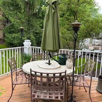only the umbrella and stand are for sale