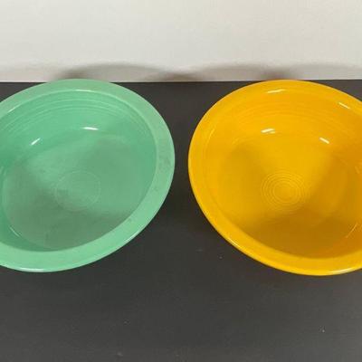 2- Fiestaware Bowls - 8 1/4"