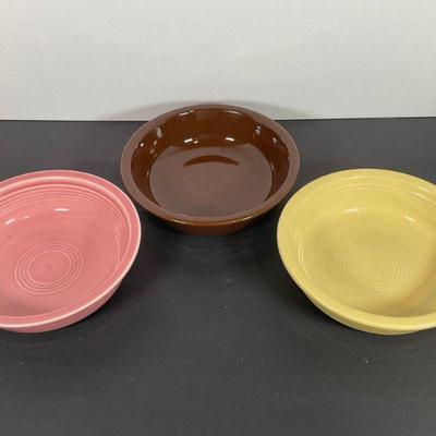 3- Fiestaware Bowls