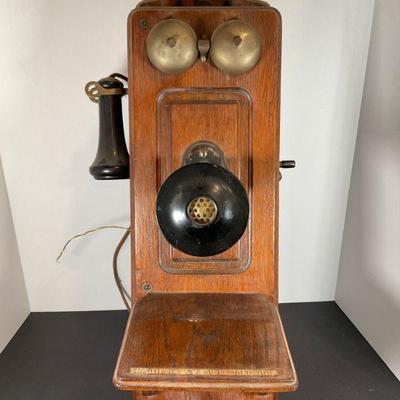 Antique Kellogg Crank Telephone - Modified