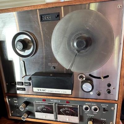 RARE Vintage Automatic Reverse Teac Reel to Reel -Model A-40105
