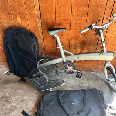 ixi Foldable Bike With Carry Cases and Accessories-Used Twice