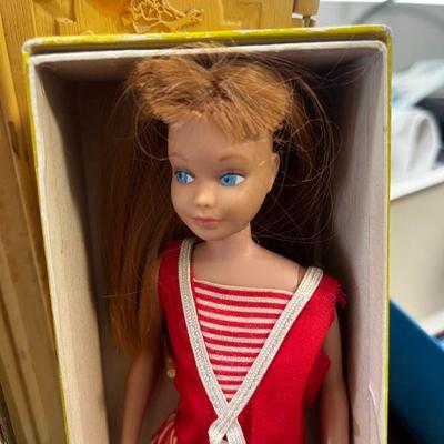 Early 1960s original Skipper doll in near-mint condition with box and clothes