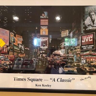 Ken Keeley Time Square collectors print