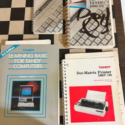 Books included with Tandy 1000 computer 