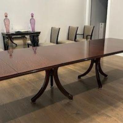 Baker Furniture Laura Kirar Collection Vienna Dining Table