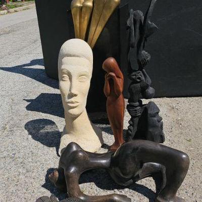Assorted sculpture. Most by well listed artists.
