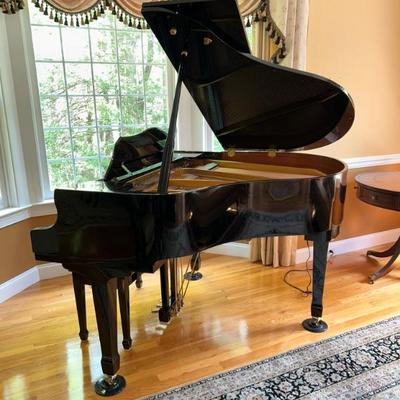 PRE-SELLING $4,750.00
Stunning Black Lacquered
 Hobart M. Cable Baby Grand Piano  