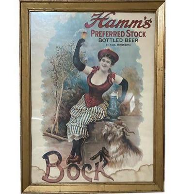Lot 283   
Hamm's Preferred Stock Beer Poster