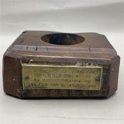 Lot 669   
Material from The 1794 US Frigate Constitution Keel