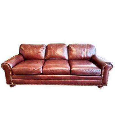 Lot 024-001  
Hancock & Moore Leather Full Size Sofa