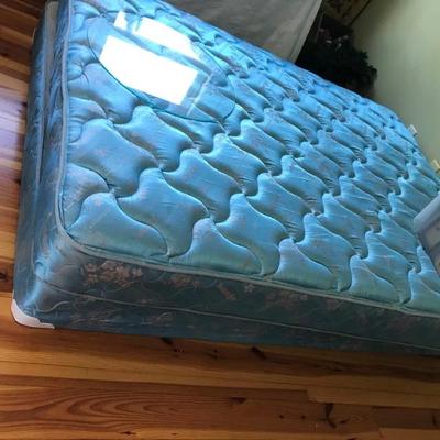 queen boxspring and mattress $80