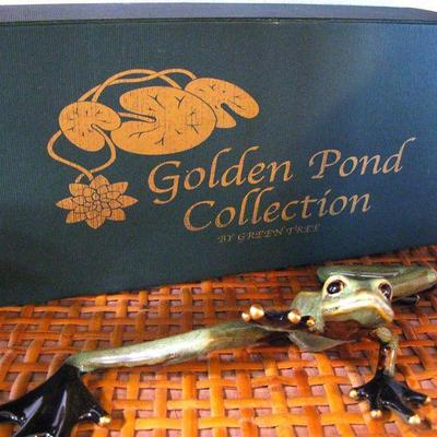 Golden Pond Collection Ceramic Frog