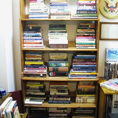 Books Wood Bookshelf