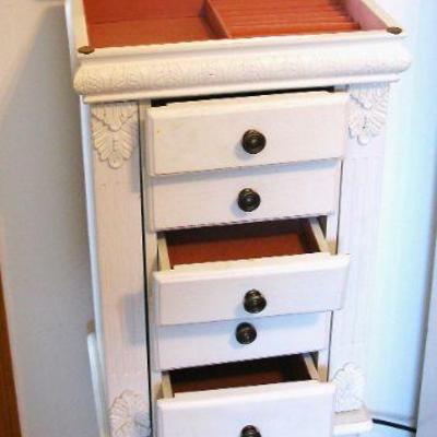 Jewelry Armoire with Mirror