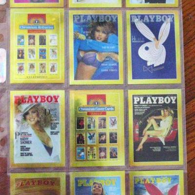 Play Boy Chromium Cover Collectible Cards Set