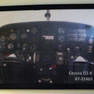 Framed Cessna Cockpit