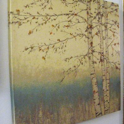 Birch Trees Landscape on Canvas