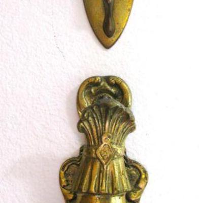 Vintage Brass Hanging Clamps