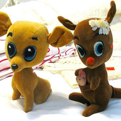 Vintage Kamar Japan 1968 Chihuahua and Kangaroo