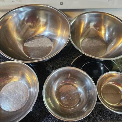 PPE081-5 Piece Stainless Steel Bowl Set Made By Progressive International
