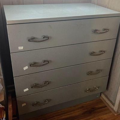 PPE094 Vintage Metal Chest Of Drawers
