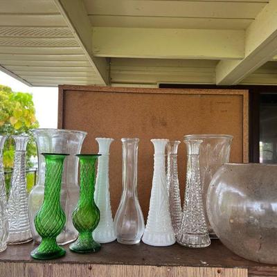 PPE197- Various Glass Vases