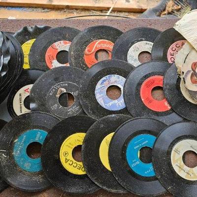 PPE176-Lot Of Assorted Vinyl Records