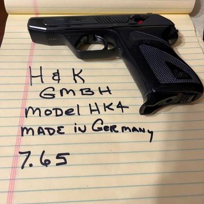 H&K GMBH Model HK4 Made in Germany 7.65 