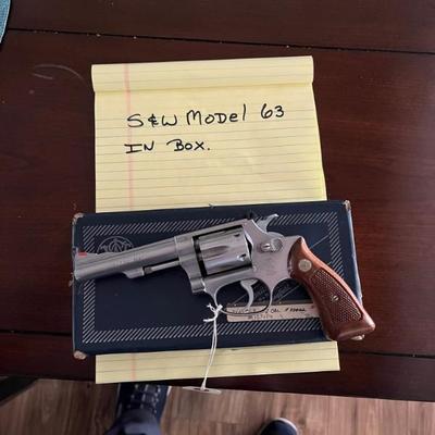 Smith & Wesson Model 63 in Box 