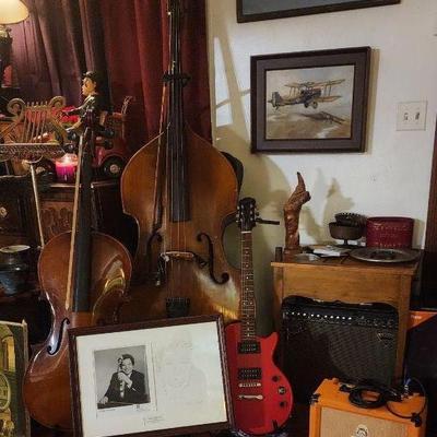 Scherl and Roth 3/4 Stratavari replica, Gibson/Epiphone Les Paul, Orange, Fender