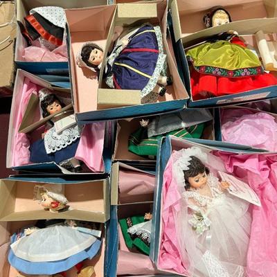 Madame Alexander Alexanderkins dolls in boxes
