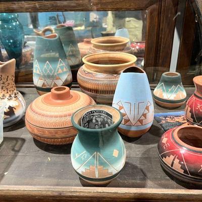 Signed Native American pottery