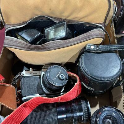 Vintage Pentax camera lot