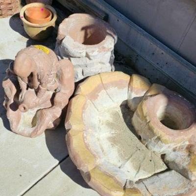 3pc fountain/Bird bath