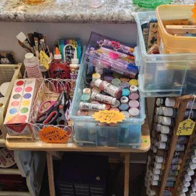 Ribbon and art paint 2 for $1