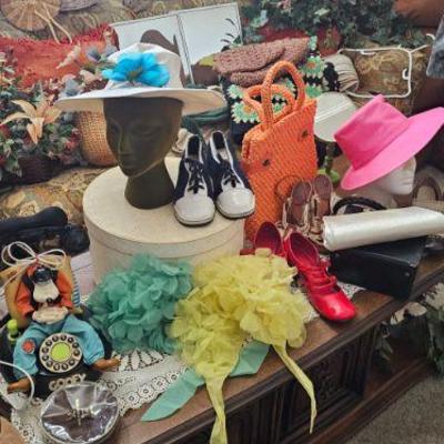 Vintage shoes and hats