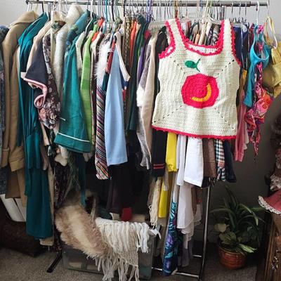All vintage clothing!