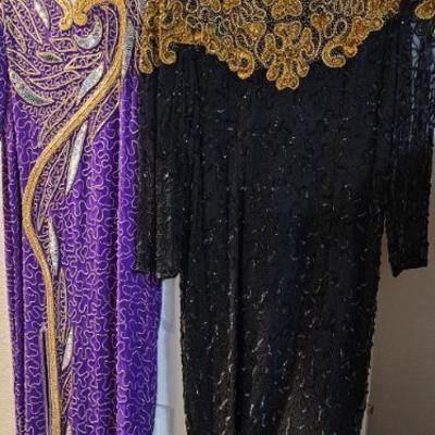 Beaded evening dresses