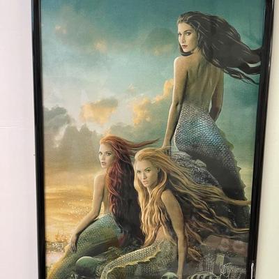 Mermaids Trio on Rocks