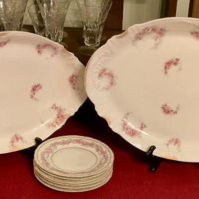 Platters and floral China