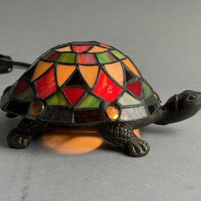 Lot 231 | Stained Glass Turtle Lamp