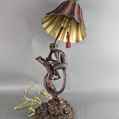 Lot 160 | Wildwood Lamps Monkey Lamp